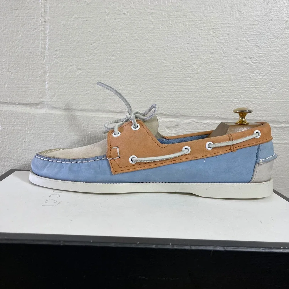 Sebago Docksides Portland Spinnaker Boat Shoe Multi Color Leather Men's 11 M